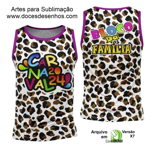 Arte Uniforme Camisa - Bloco Abadá Sublimação Carnaval 2024 - 2025