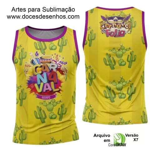 Arte Uniforme Camisa - Bloco Abadá Sublimação Carnaval 2024 - 2025