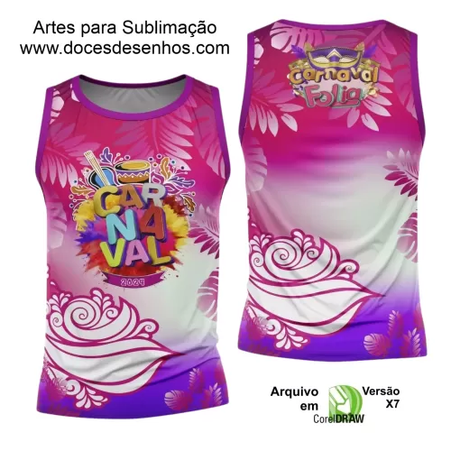 Arte Uniforme Camisa - Bloco Abadá Sublimação Carnaval 2024 - 2025