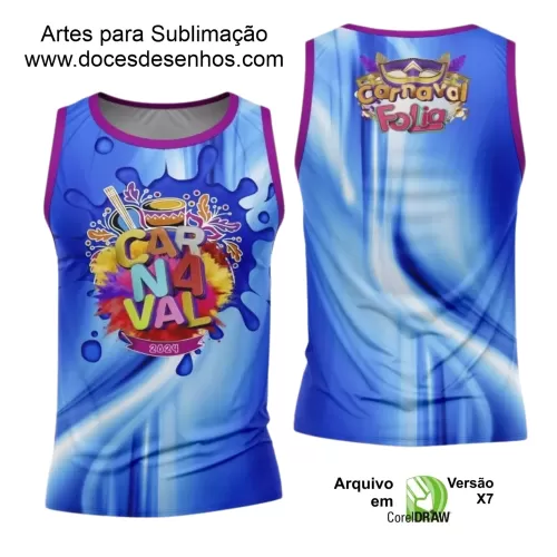 Arte Uniforme Camisa - Bloco Abadá Sublimação Carnaval 2024 - 2025