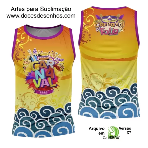 Arte Uniforme Camisa - Bloco Abadá Sublimação Carnaval 2024 - 2025