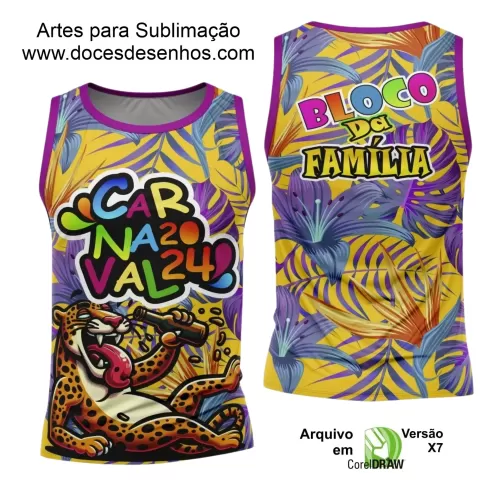 Arte Uniforme Camisa - Bloco Abadá Sublimação Carnaval 2024 - 2025