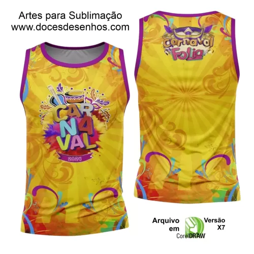 Arte Uniforme Camisa - Bloco Abadá Sublimação Carnaval 2024 - 2025