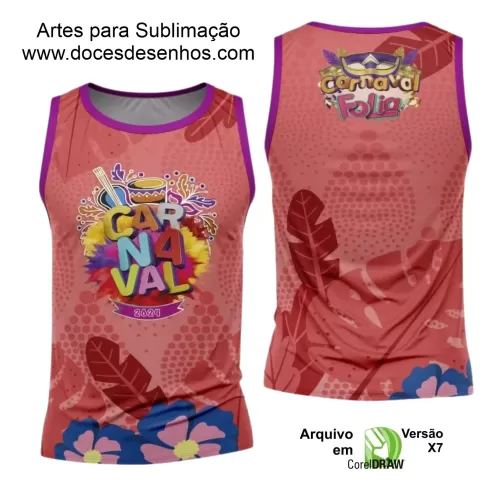 Arte Uniforme Camisa - Bloco Abadá Sublimação Carnaval 2024 - 2025