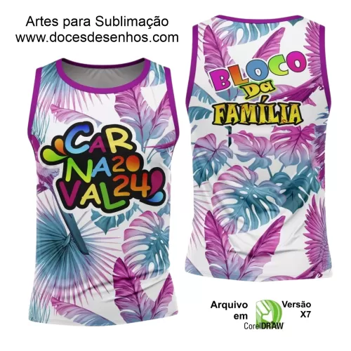 Arte Uniforme Camisa - Bloco Abadá Sublimação Carnaval 2024 - 2025