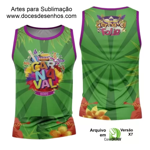 Arte Uniforme Camisa - Bloco Abadá Sublimação Carnaval 2024 - 2025