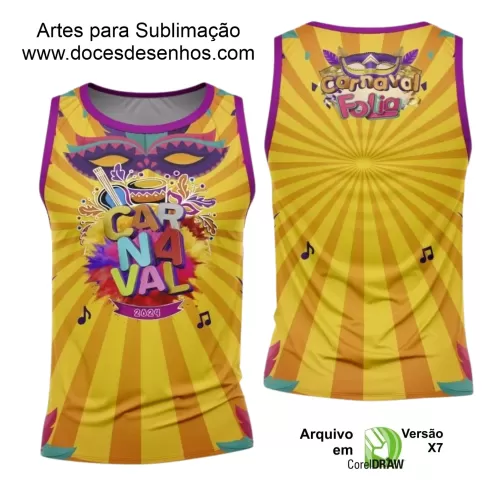 Arte Uniforme Camisa - Bloco Abadá Sublimação Carnaval 2024 - 2025