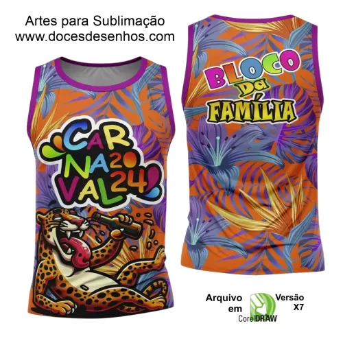 Arte Uniforme Camisa - Bloco Abadá Sublimação Carnaval 2024 - 2025