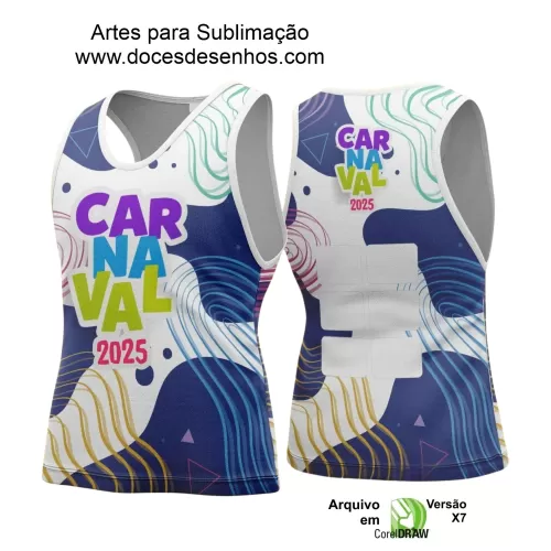 Arte Uniforme Camisa - Bloco Abadá Sublimação Carnaval - 2025