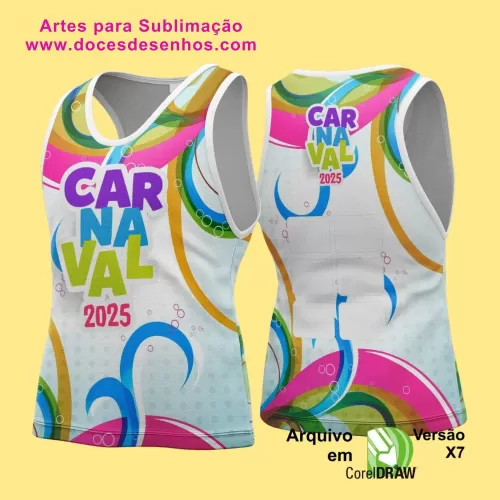 Arte Uniforme Camisa - Bloco Abadá Sublimação Carnaval - 2025