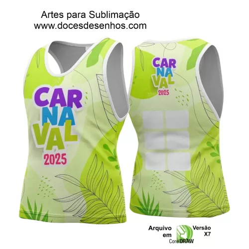 Arte Uniforme Camisa - Bloco Abadá Sublimação Carnaval - 2025