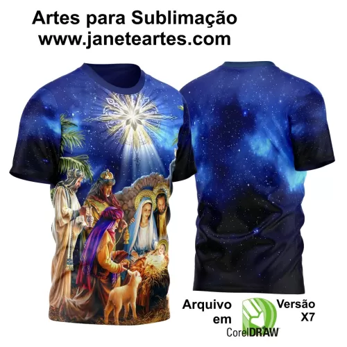 Arte Vetor Camisa Azul Religião - Sagrada Família