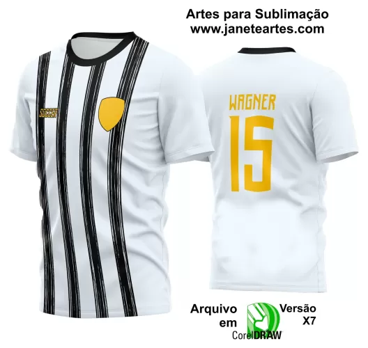 Arte Vetor Camisa - Interclasse 2024 - Jogos Internos 2024 - Time Amador - Futebol 2024 - 2025