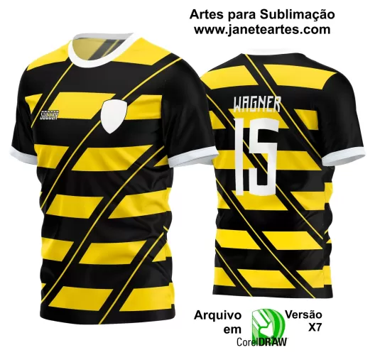 Arte Vetor Camisa - Interclasse 2024 - Jogos Internos 2024 - Time Amador - Futebol 2024