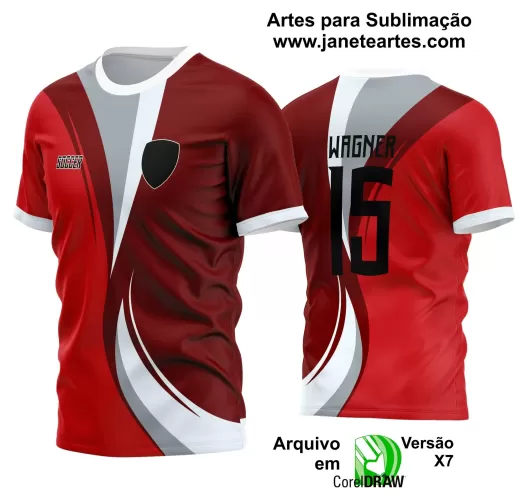 Arte Vetor Camisa - Interclasse 2024 - Jogos Internos 2024 - Time Amador - Futebol 2024