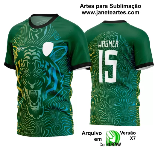 Arte Vetor Camisa - Interclasse 2024 - Jogos Internos 2024 - Time Amador - Futebol 2024