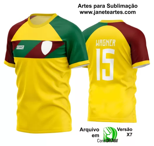 Arte Vetor Camisa - Interclasse 2024 - Jogos Internos 2024 - Time Amador - Futebol 2024