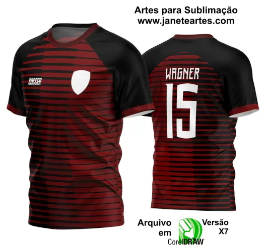 Arte Vetor Camisa - Interclasse 2024 - Jogos Internos 2024 - Time Amador - Futebol 2024