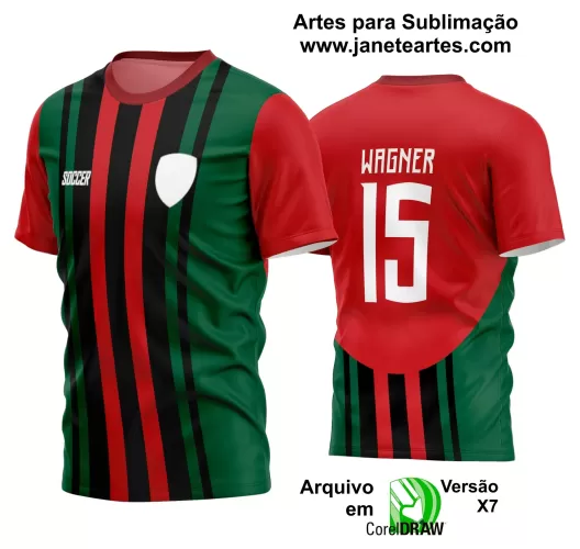 Arte Vetor Camisa - Interclasse 2024 - Jogos Internos 2024 - Time Amador - Futebol 2024