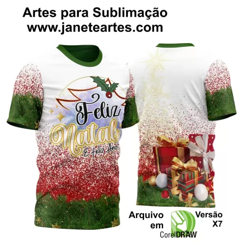 Arte Vetor - Camisa Natalina - Natal 2024 - Natal Família