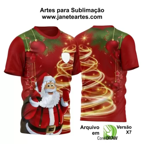 Arte Vetor - Camisa Natalina - Natal 2024 - Natal Família