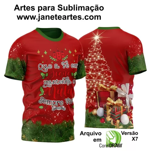 Arte Vetor - Camisa Natalina - Natal 2024 - Natal Família