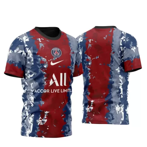 Arte Vetor Camisa Paris Saint Germain PSG Personalizada
