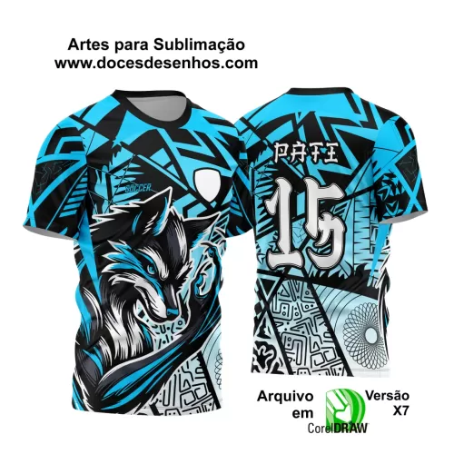 Arte Vetor - Camisa Personalizada de Interclasse - Raposa - 2024 - 2025