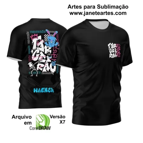 Arte Vetor Camisa Preta - Interclasse 2024 - Jogos Internos 2024 - Terceirão 2024 - Coelho