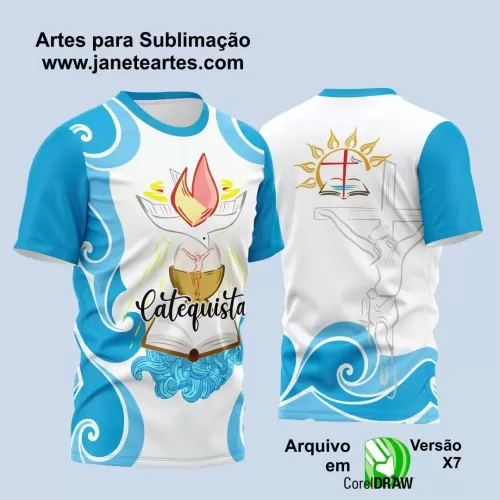 Arte Vetor Camisa Religião - Catequista