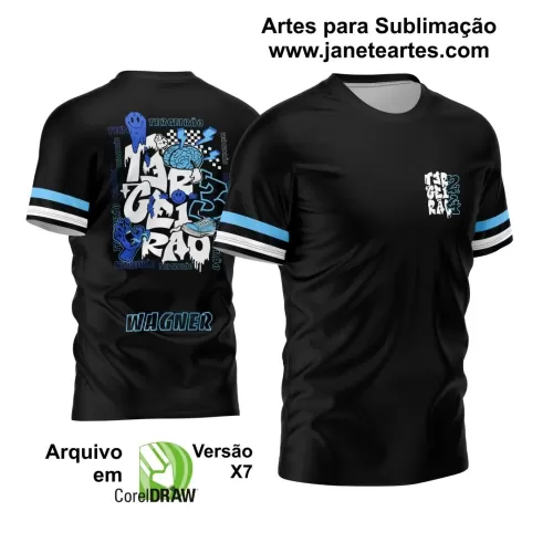 Arte Vetor Camisa Terceirão Tênis Grafit 2024 Azul
