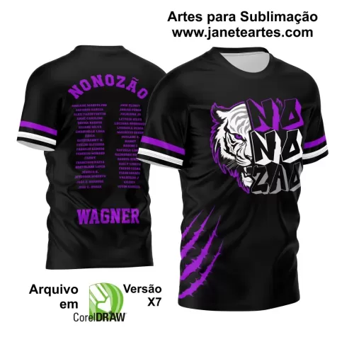 Arte Vetor - Camisa de Formandos - Nono Ano - Tigre - 2024 - 2025