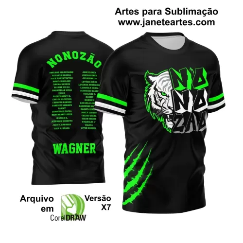 Arte Vetor - Camisa de Formandos - Nono Ano - Tigre - 2024 - 2025