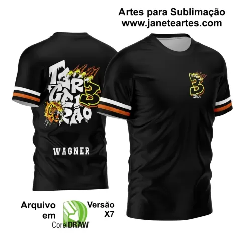 Arte Vetor - Camisa de Formandos - Terceirão - Tigre - 2024 - 2025