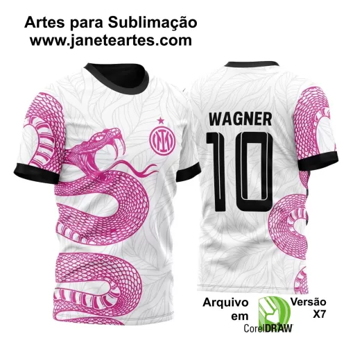 Arte Vetor - Camisa de Interclasse - Cobra - Serpente  2024-2025