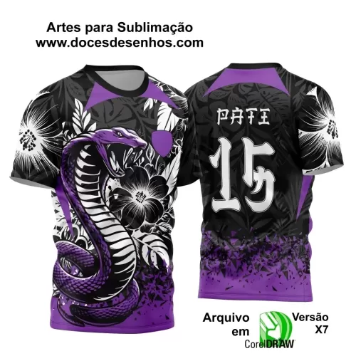 Arte Vetor - Camisa de Interclasse - Cobra - Serpente  2024-2025