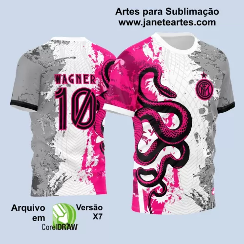 Arte Vetor - Camisa de Interclasse - Cobra - Serpente  2024-2025