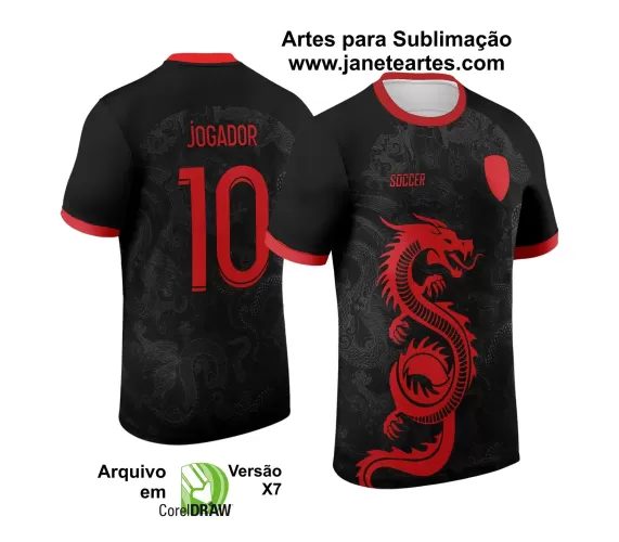 Arte Vetor - Camisa de Interclasse - Dragão 2024-2025