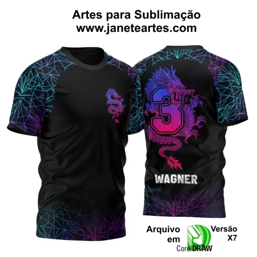 Arte Vetor - Camisa de Interclasse - Dragão 2024-2025