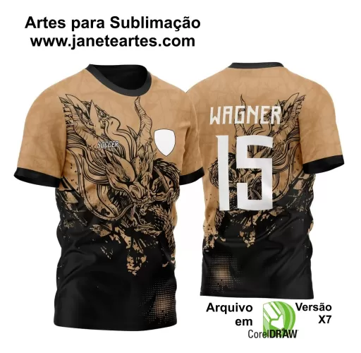 Arte Vetor - Camisa de Interclasse - Dragão 2024-2025