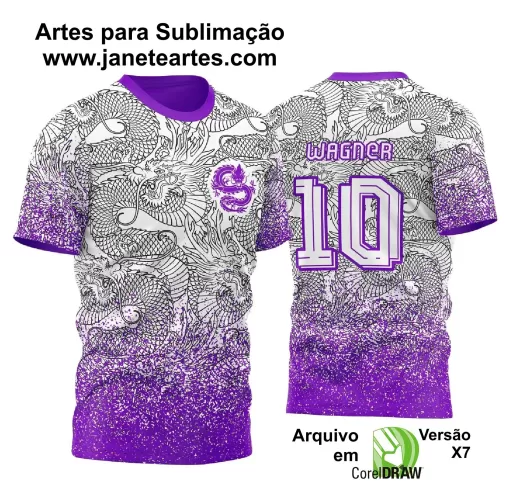 Arte Vetor - Camisa de Interclasse - Dragão 2024-2025