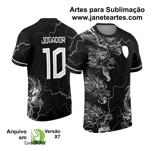 Arte Vetor - Camisa de Interclasse - Dragão 2024-2025