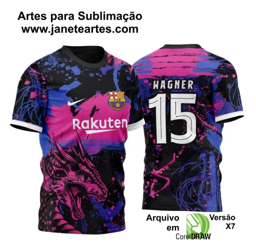 Arte Vetor - Camisa de Interclasse - Dragão 2024-2025