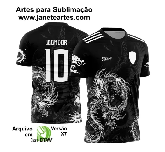 Arte Vetor - Camisa de Interclasse - Dragão 2024-2025