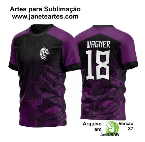 Arte Vetor - Camisa de Interclasse - Dragão 2024-2025