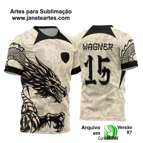 Arte Vetor - Camisa de Interclasse - Dragão 2024-2025