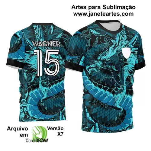 Arte Vetor - Camisa de Interclasse - Dragão 2024-2025