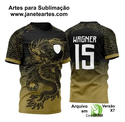 Arte Vetor - Camisa de Interclasse - Dragão 2024-2025