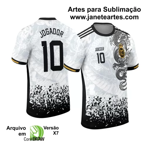 Arte Vetor - Camisa de Interclasse - Dragão 2024-2025