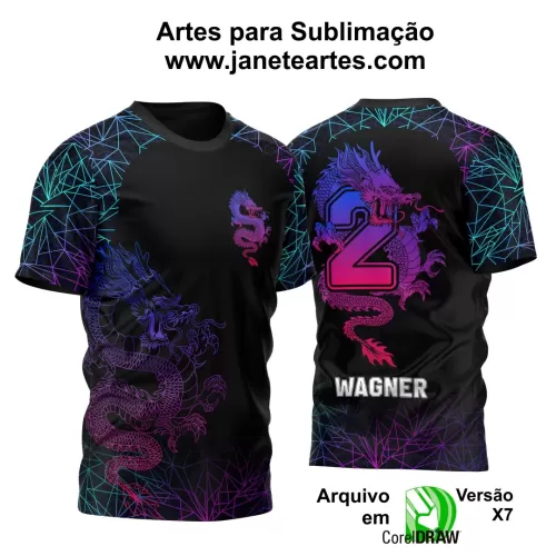 Arte Vetor - Camisa de Interclasse - Dragão 2024-2025